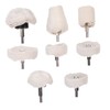 Operitacx 8 Pcs Polishing Wheel Set Cloth Buffing Mop Kit