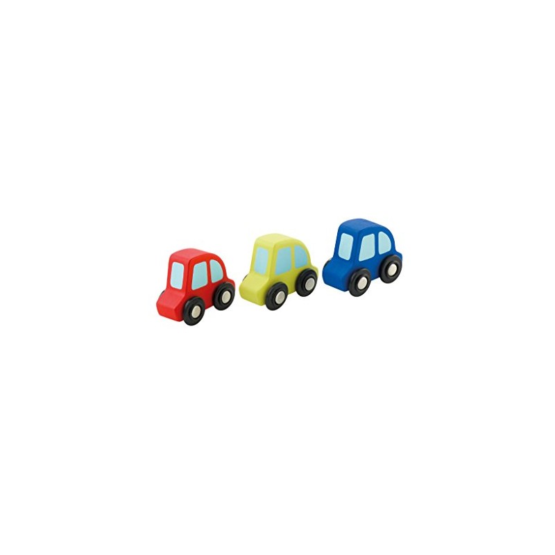 Sevi Wooden Miniature Mini Cars Set (3-Piece)