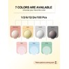 Getinbulk Compact Mirror for Purse, Double-Sided 1X/2X Magnifying Metal Pocket