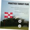 BESPORTBLE 4pcs Golfing Court Flag Bright Golfing Goal Prop Durable