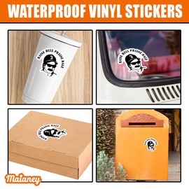 MAIANEY (3 Pcs) Raise Hell Praise Dale Sticker 3" Dale Racing Car Stickers Dale Fan Gifts Decorations for Laptop Water Bottle Tumbler Phone Car Bumper Window Helmet