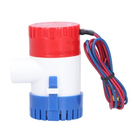 Bilge Pump Bilge Pump Abs Bilge Pump DC Semi-Automatic Switch Electric Small Submersible Pump for Drain Power Supply 12V 24V 350 500 750 1100Gph (12V 1100Gph) (DC12V 350GPH)