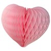 6-pack 12 Inch Pink Honeycomb Heart Decorations