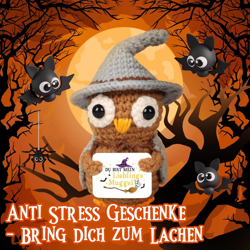 WenmthG Anti-Stress Small Gift Knitted Owl