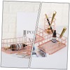 CIYODO 2pcs Multipurpose Desktop Storage Baskets Stylish Square Organizers for