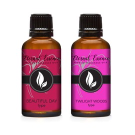 30ML - Pair (2) - Beautiful Day Type & Twilight Woods Type - Premium Fragrance Oil Pair - 30ML