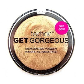 Technic Get Gorgeous 24 ct Gold Highlighting Powder, 6g