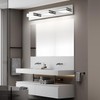 SineRise LED Modern Bathroom Vanity Light Fixtures (3-Light, 24-Inch)(5CCT, Dimmable),