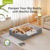 CWAWZ Extra Large Dog Bed, Orthopedic Dog Bed with Cooling
