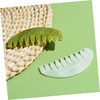 Healvian 2pcs Jade Scalp Massager Comb Static Gua Sha Scraping