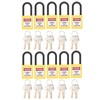 FILFEEL Lockout Lock, 38mm Nylon Industrial Site Security Padlock Security