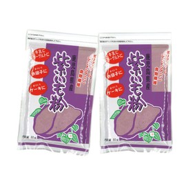 Additive-Free Purple Potato Powder, 2.8 oz (80 g) x 2 Bags ★ Nekoposu ★ 100% Purple Potato Powdered in Tanegashima Prefecture Kagoshima Prefecture ★ Heat treated so you can eat it just by adding water