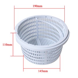 OemClima Swimming pool skimmer baskets 16 19cm for above ground skimmer strainer basket with handle leaf catcher strainer