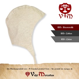 Vehi Mercatus Classic Medieval Waistband Hood Natural Bela, natural, L