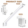 Wire Shelf Brackets Set,12 Inch Metal White Closet Support Bracket