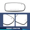 PIT66 Mirror Glass Passenger Side Compatible with Chrysler 200 300