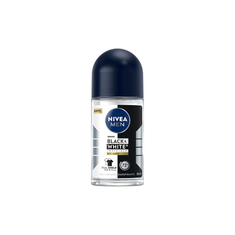 NIVEA MEN Desodorante Black & White Epic Night Roll-on 50ml