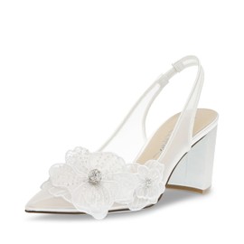 Betsey Women's Petra Pump, Ivory, 6.5