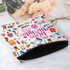 POFULL Birthday Gifts for Women Cosmetic Bag Music Lovers Singer