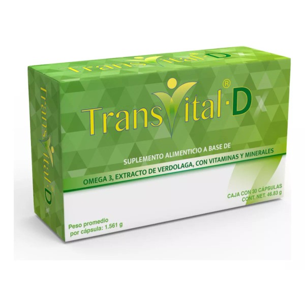 Transsvital Transvital D 46.83 G Suplemento Alimenticio 30 Cápsulas