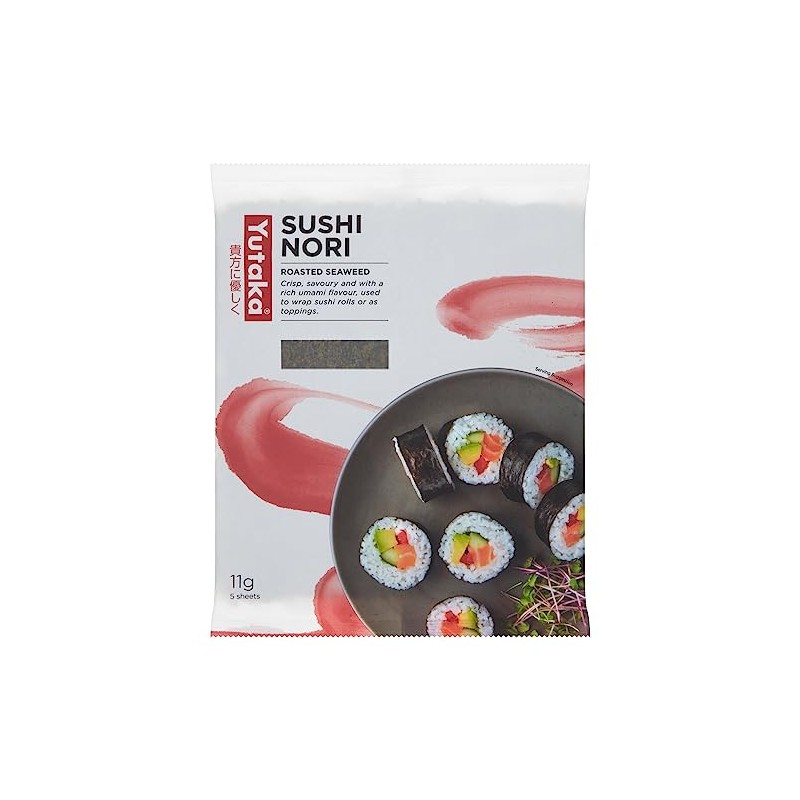 Yutaka Roasted Seaweed Sushi Nori 5 Sheets, 11g