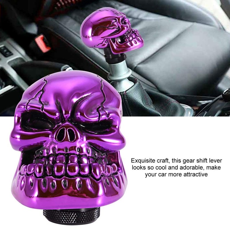KSTE Skeleton Skull Head Car Modified Gear Shift Knob Stick