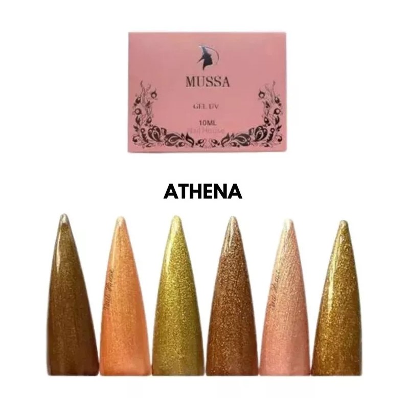 Mussa Set Esmaltes Semi Permanentes Marca Mussa Caja Con 6