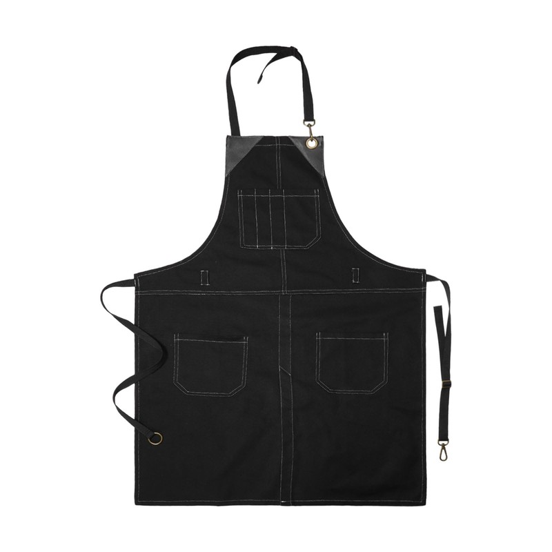 QUARKZMAN No Tie Twill Apron 90 x 66 cm Split