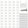 COYUN 50 Pieces Waterproof LED Strip Clips Holder for 12-14mm