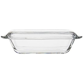 Anchor Hocking Presence Design Butter Dish with Cover