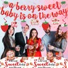 177 Pcs Strawberry Baby Shower Decorations, Berry Sweet Baby Shower