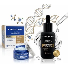 Vitacilina Facial Retinol & Colageno Crema + Serum Firmeza