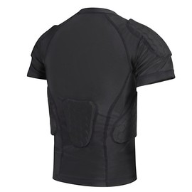 TUOY Youth Boys&Girls Padded Compression Shirts for Football Paintball Baseball - Size: M