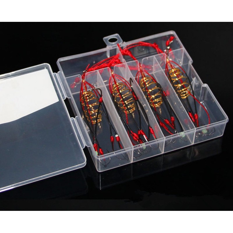 Toasis Carp Fishing Feeder Powder Bait Trap Hooks Pack of