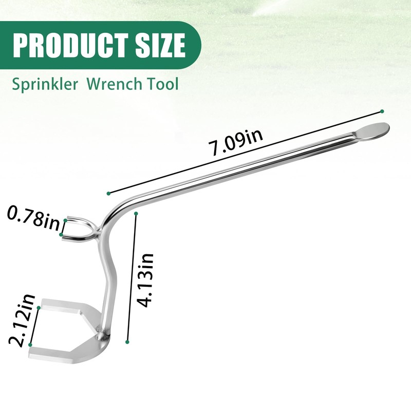 Houoto 42064 Sprinkler Head Wrench - Prinkler Head Removal Tool