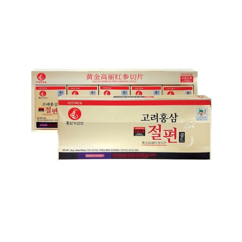 고려홍삼절편골드 20g 5개 총 100g Korean Red Ginseng Slices Gold