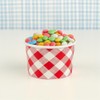GINGHAM CHILI BOWLS - Party Supplies - 12 Pieces