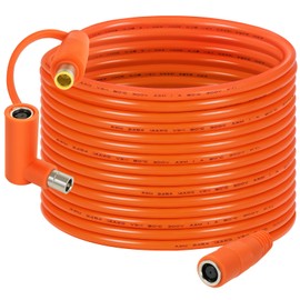 8mm DC Extension Cable 30FT – DC7909 Male to Female Solar Cable with DC8020 Adapter, 14AWG Tinned Copper Wire, Waterproof – Works with Most Portable Power Stations and Solar Generators