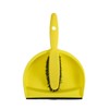 Jantex Soft Dustpan and Brush Set, Yellow, 220mm Wide, Colour