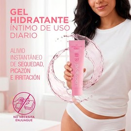 Lactacyd Gel Hidratante Íntimo V‑Care con ácido hialurónico, lactoserum, sábila y arginina; pH balanceado; hidrata, refresca, suaviza; base acuosa de rápida absorción; uso diario – 30 g | 1‑Pack