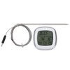 Wireless Food Thermometer Electronic Digital Touch Screen W/Timer Alarm for