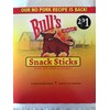 Bull's BIG Snack Sticks - 1 Box of 100