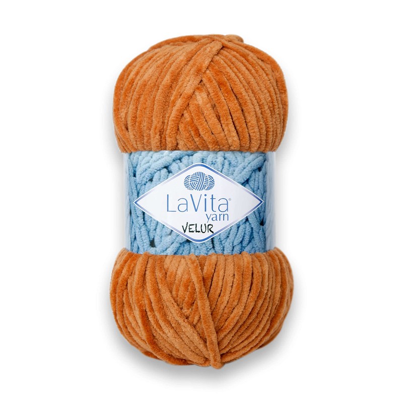 LaVita Yarn VELUR Hand Knitting Yarn, Wool 5-Pieces Pack, 100%