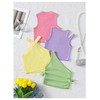OYOANGLE Toddler Girl's 4 Pack Ribbed Knit Crop Tank Tops