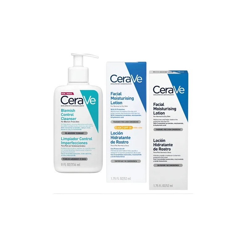 Skincare Cerave Cuidado Diario Ampm Antiacné Espinillas