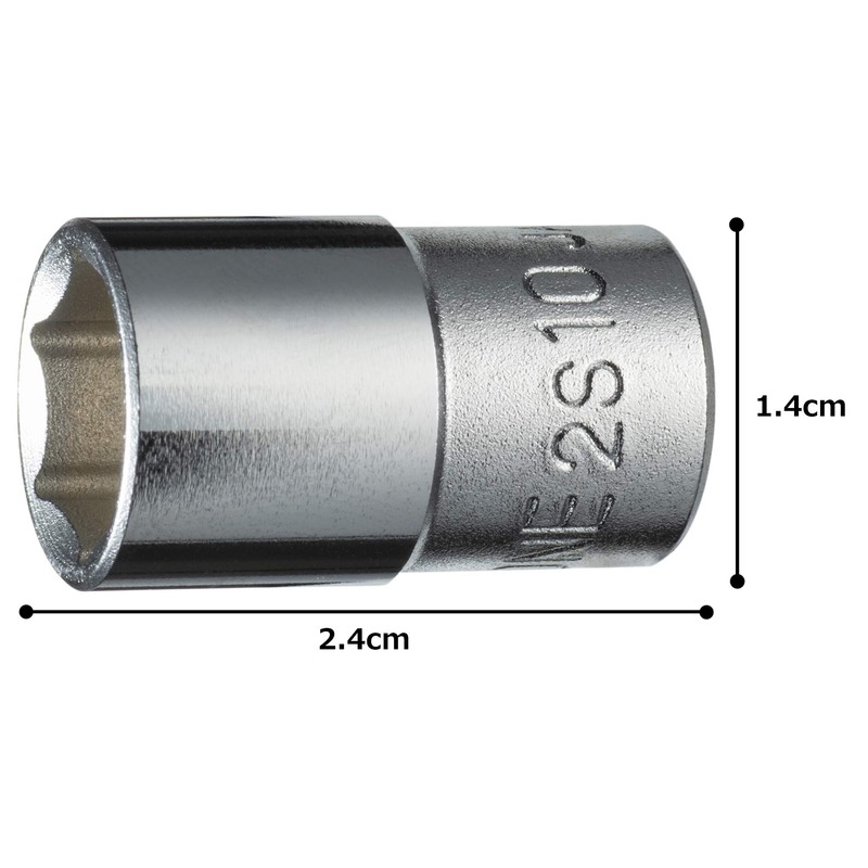 Tone Socket (6 Angles) HP2S-10 Insertion Angle 0.25 inch (6.35