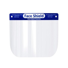 Safety Face Shield, All-Round Protection Cap with Clear Wide Visor Spitting Anti-Fog Lens, Lightweight Transparent Shield with Adjustable Elastic Band for Men Women 10 Pack