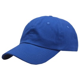 Foetest - Gorra de béisbol ajustable, gorra de béisbol, informal, gorra deportiva de algodón, color sólido, Azul, Talla única