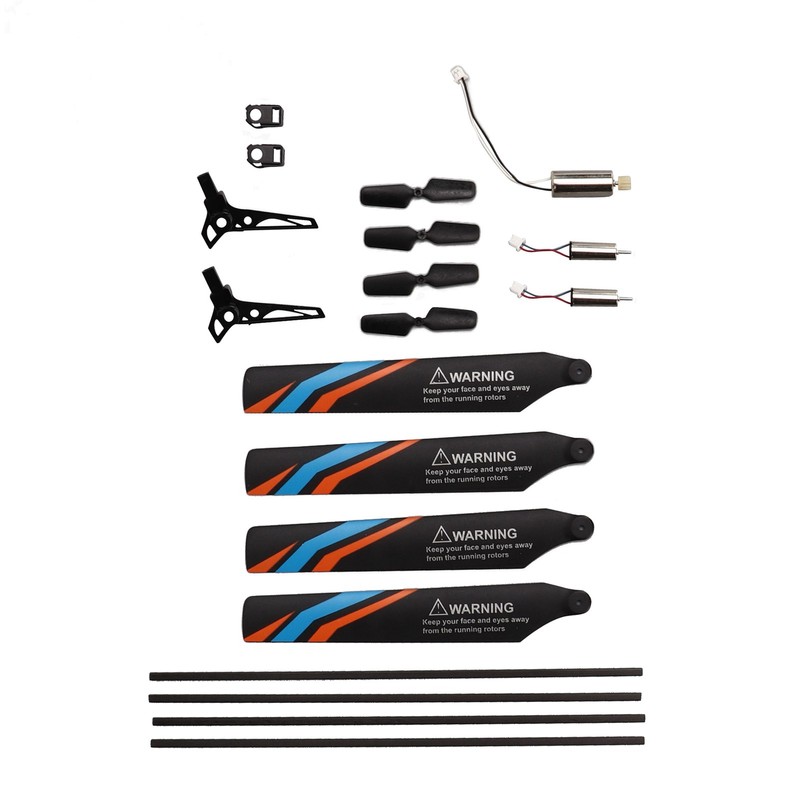 Helicopter Full Replacement Parts Set with 7 Accessories RC Rotor