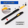 2pcs Heat Erasable Fabric Markers for Sewing with 20 Replacement